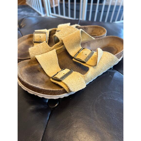 Birkenstock -Arizona suede leather sandals - women’s 39 Us 8 - Picture 5 of 10